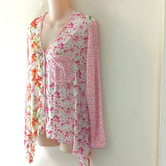 Artisan De Luxe Delilah Floral Patchwork Top - Picture 4 of 14